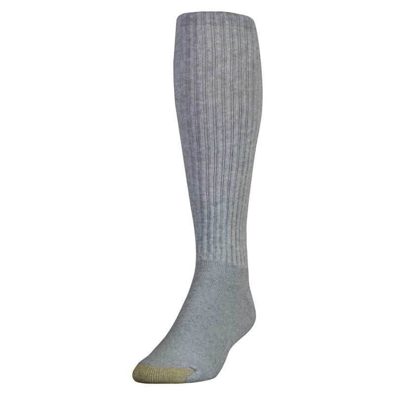 GOLDTOE Gold Toe Men's Ultra Tec Performance OTC Athletic Socks, 3-Pack, Shoe Size: 6-12.5 (2 PK 6 PAIRS), Grey Heather) - Image 2